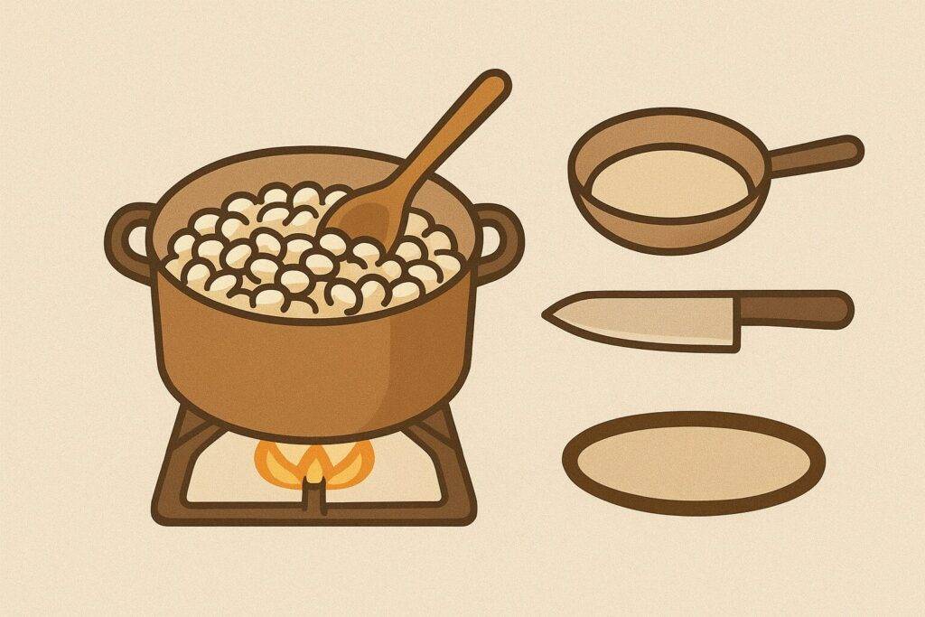 もち麦 鍋 炊き方